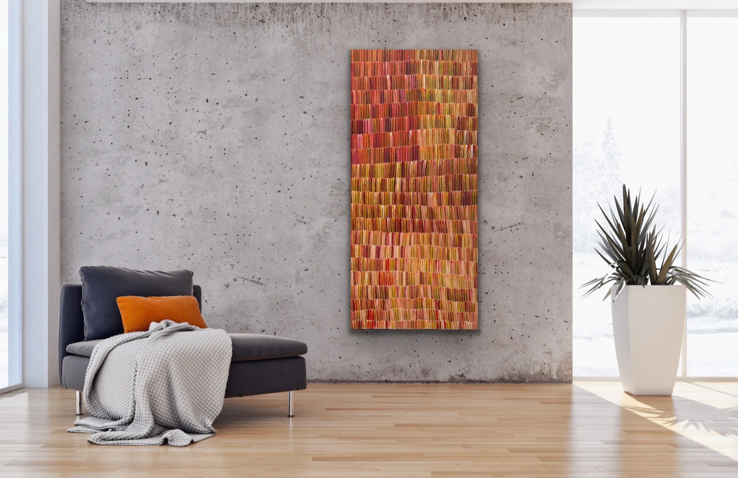 JEANNIE MILLS PWERLE - Bush Yam 200x95cm
