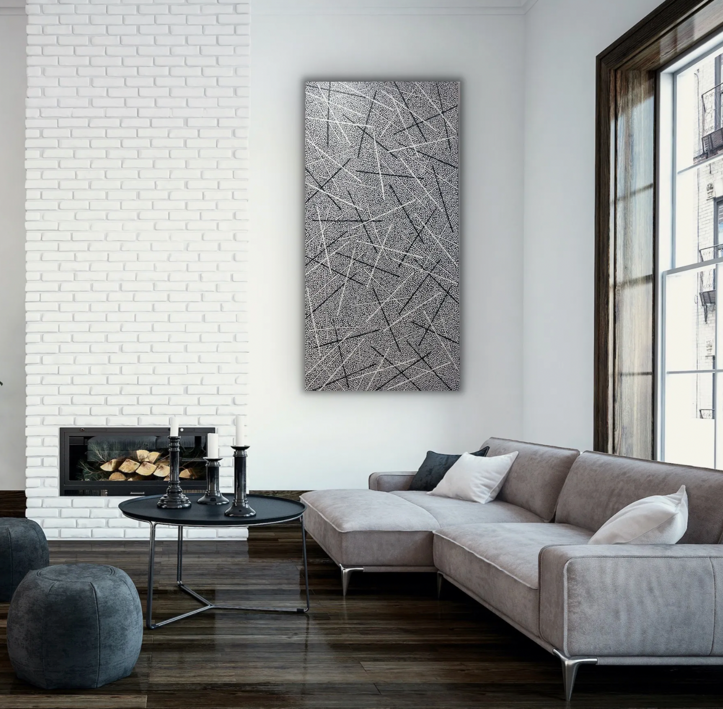 RAYMOND WALTERS PENANGKE - Damper Seeds 180x90cm