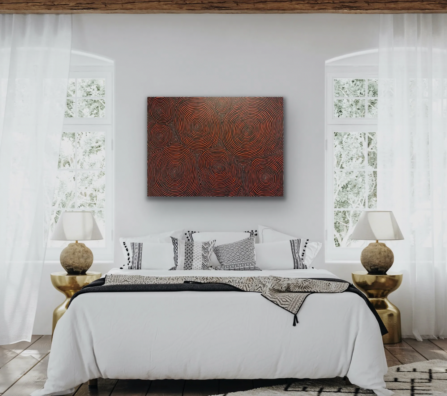 RAYMOND WALTERS PENANGKE - Ngarleyekwerlang 90X120cm