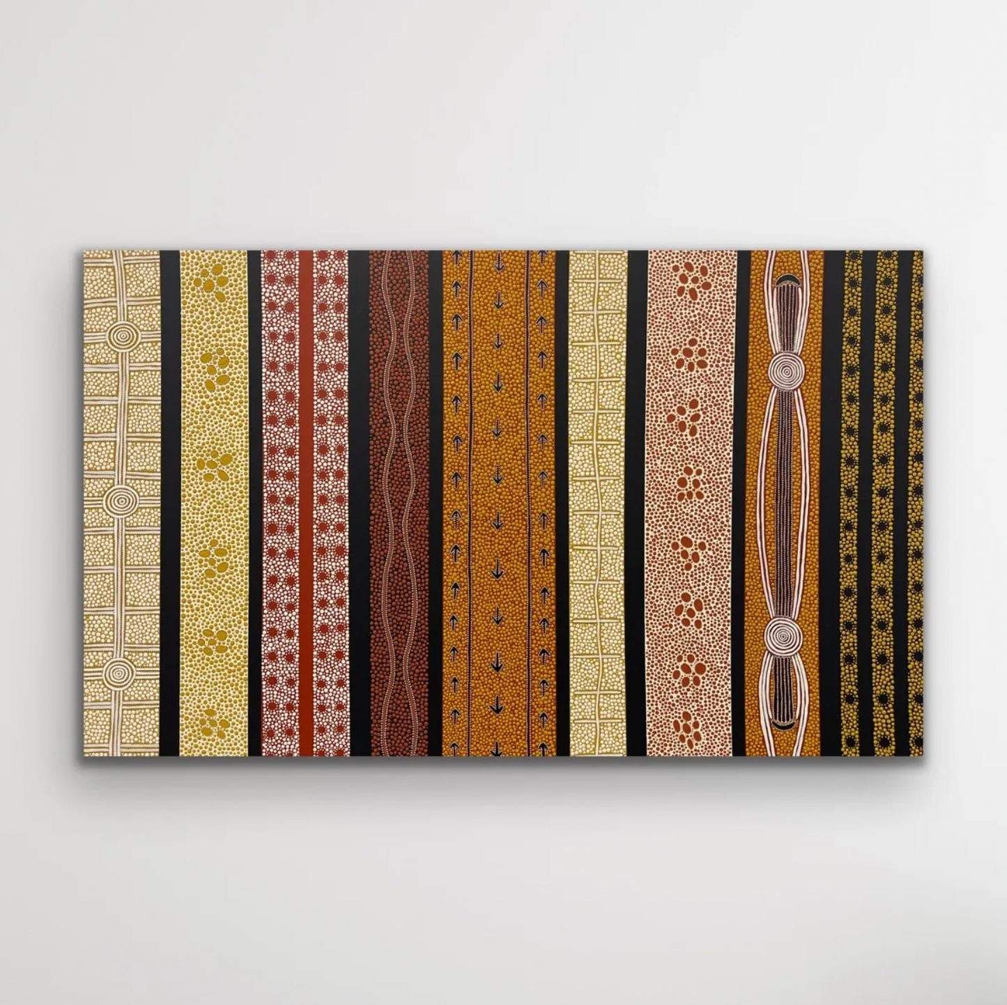 SOLD -RAYMOND WALTERS PENANGKE - Traditional Anmatyerre Stories 90x150cm