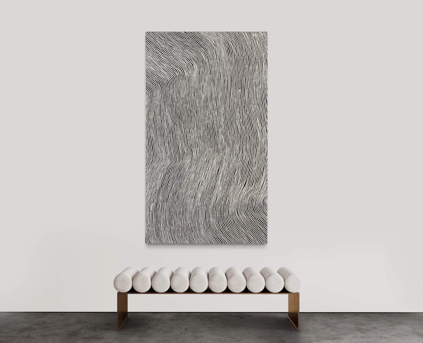 GEORGE HAIRBRUSH TJUNGURRAYI -Tingari 200x115cm