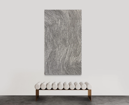 GEORGE HAIRBRUSH TJUNGURRAYI -Tingari 200x115cm