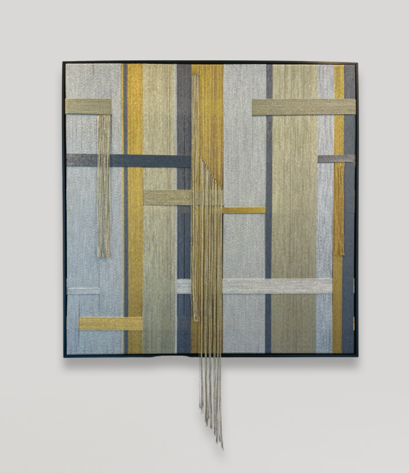 SOLD - Cityscape Shimmer 120x120cm