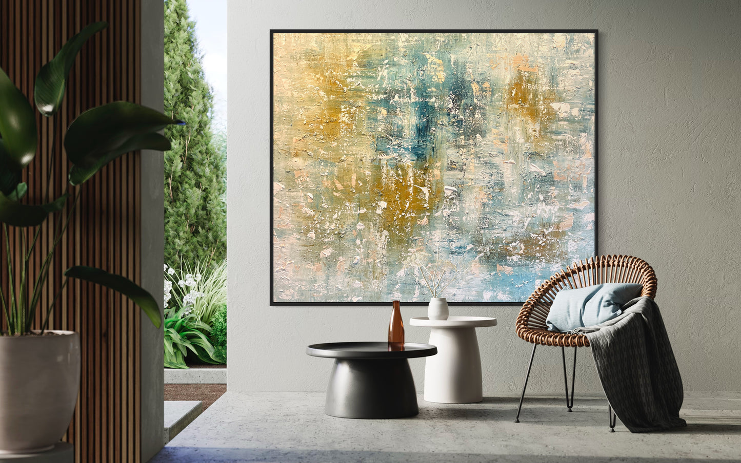 SOLD -Looking Through the Seascape 150x180cm