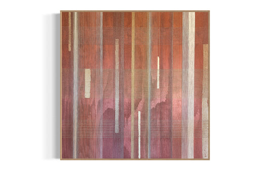 SOLD - Earth Minerals 160x160cm