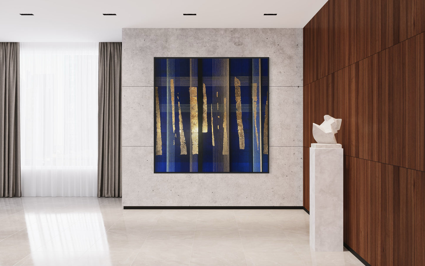 SOLD - Twilight Treescape 160x160cm