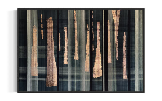 SOLD- Forest Treescape Shadows 120x180cm