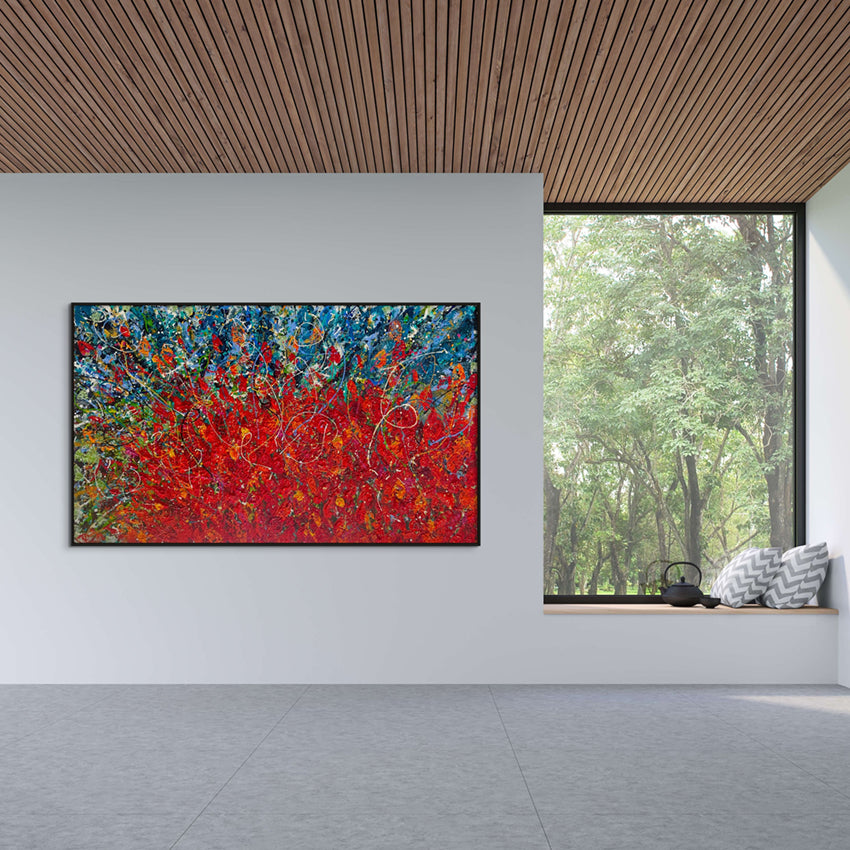 SOLD - Lorne Bushfires 120x200cm