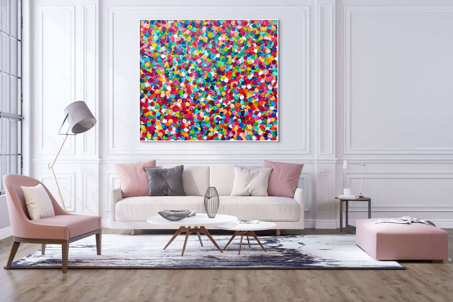 SOLD - Summer Bloom 160x180cm