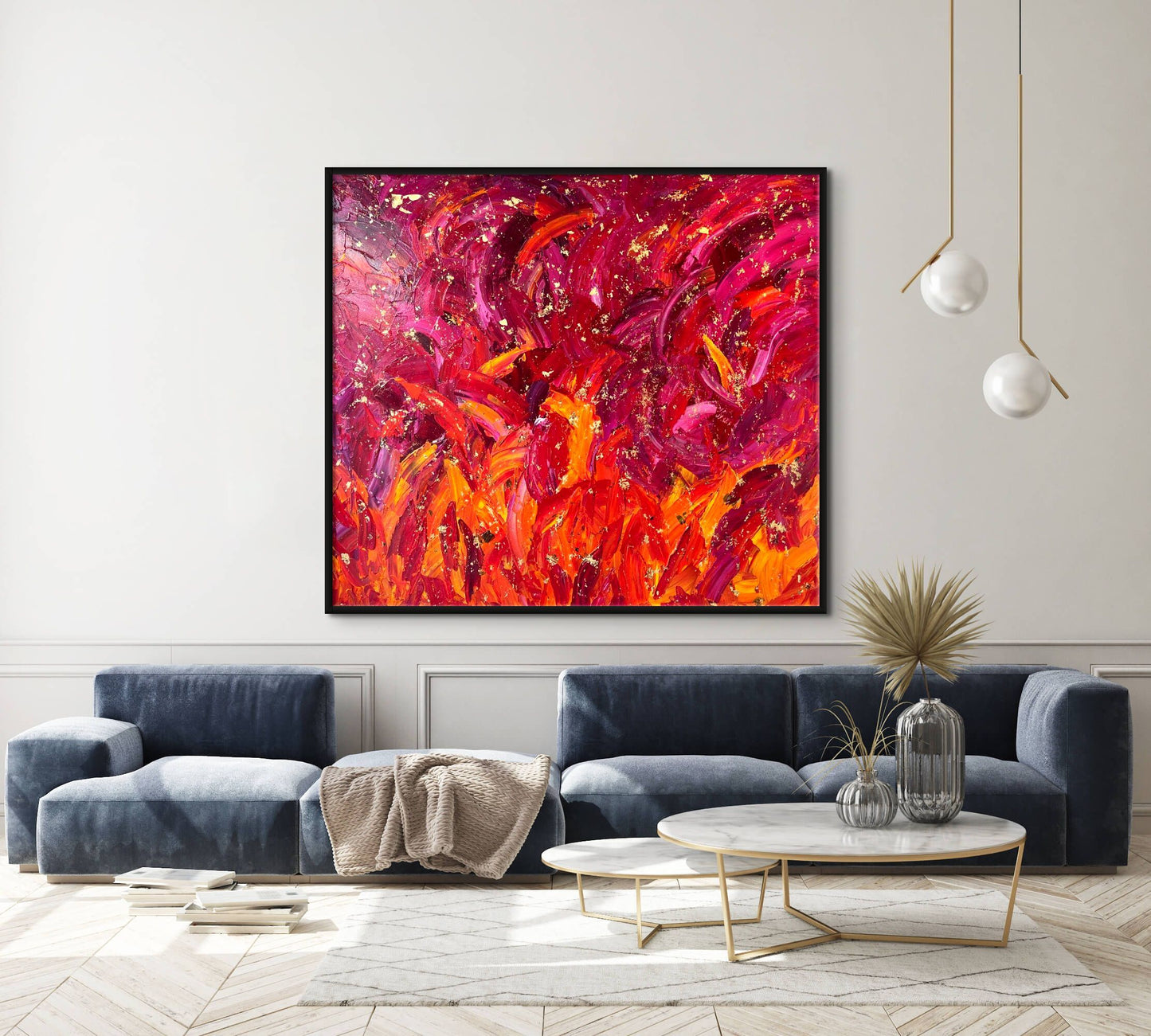 SOLD - Tropicana Reflections 160x180cm