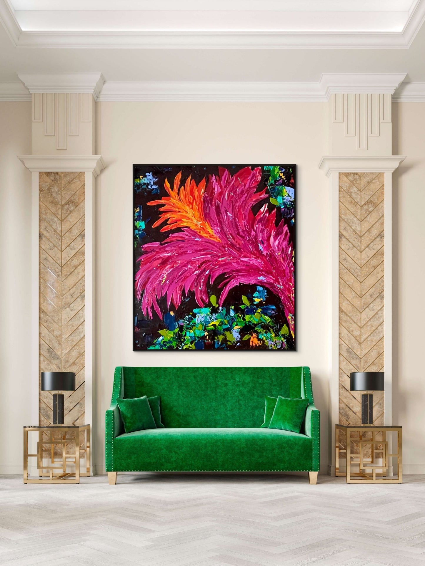 SOLD - Tropicana 160x180cm