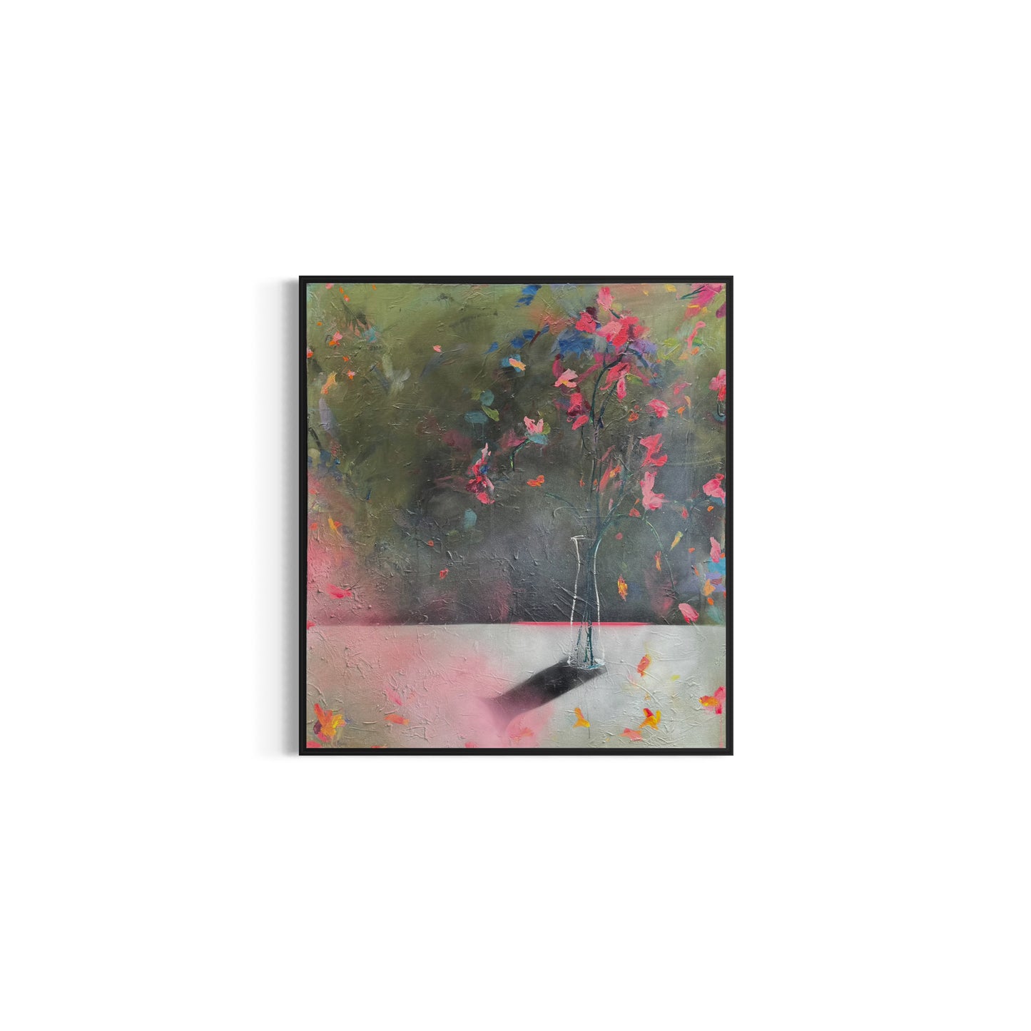 'Michael works in a Garden' 102x92cm