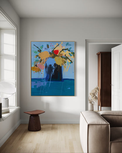 Mr Flowers 152x122cm