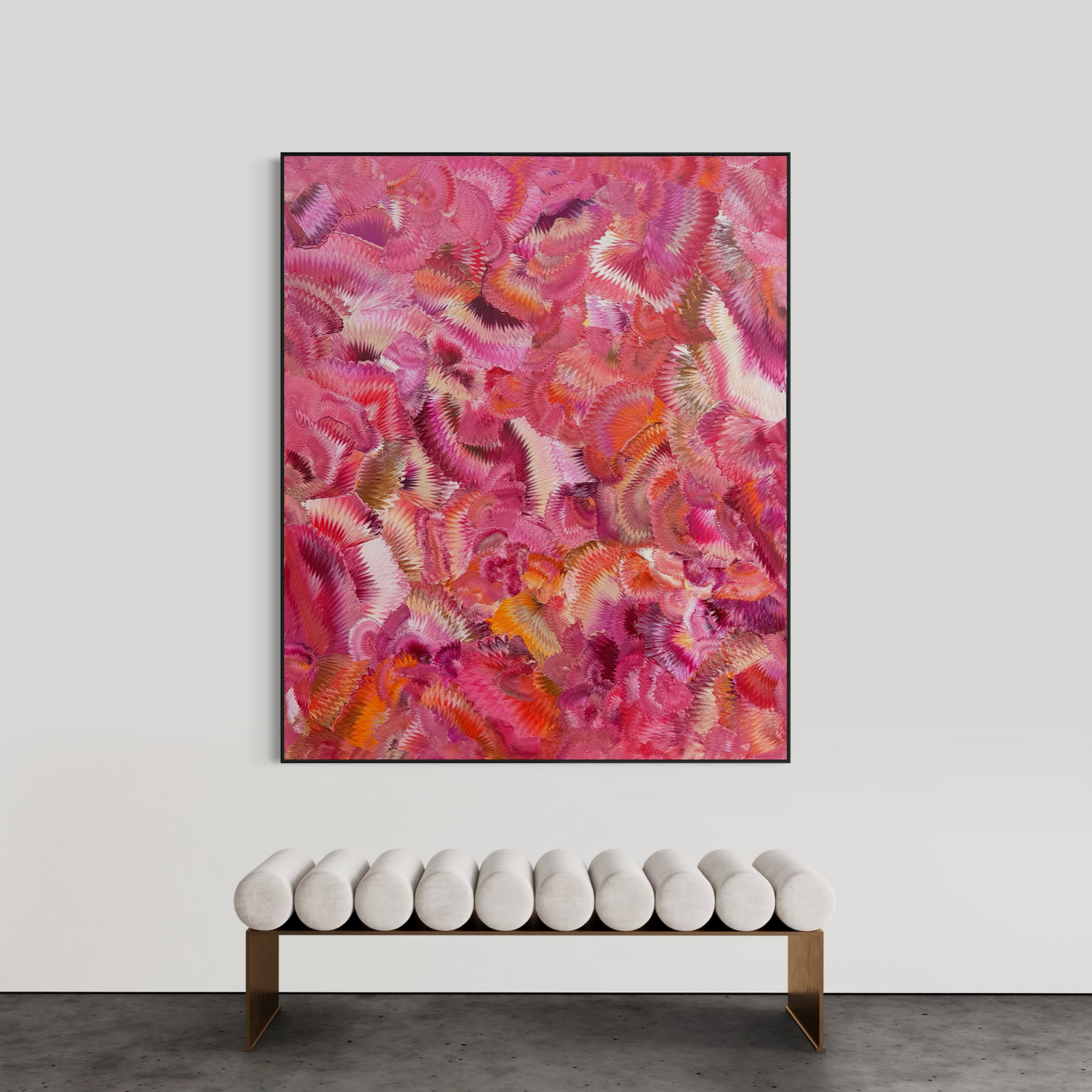 SOLD - Passions Bloom 180x150cm