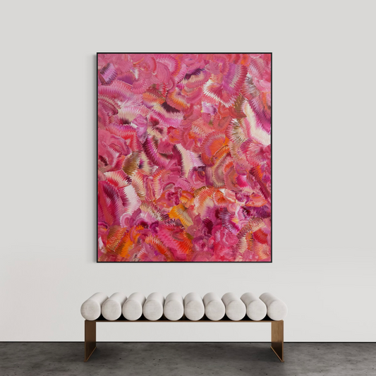 SOLD - Passions Bloom 180x150cm