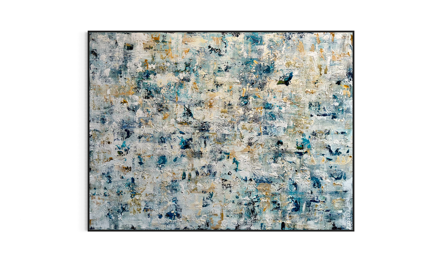 SOLD - Looking Through Ocean Mist 180x240cm