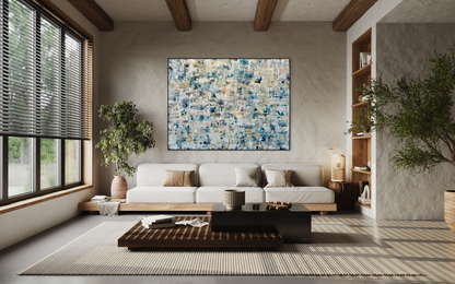 SOLD - Looking Through Ocean Mist 180x240cm