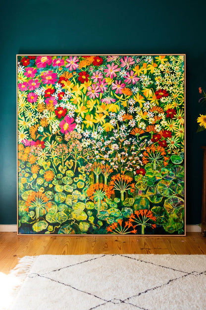Into The Garden We Will Go 167x158cm