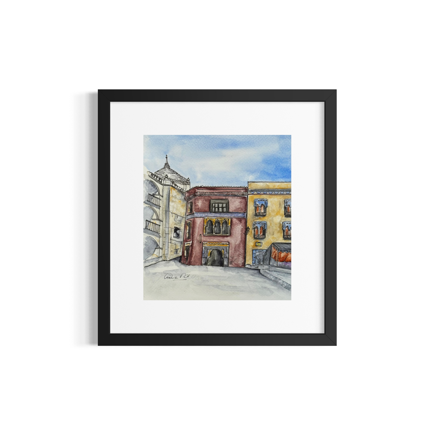 Colours of Córdoba, Spain 38x34cm