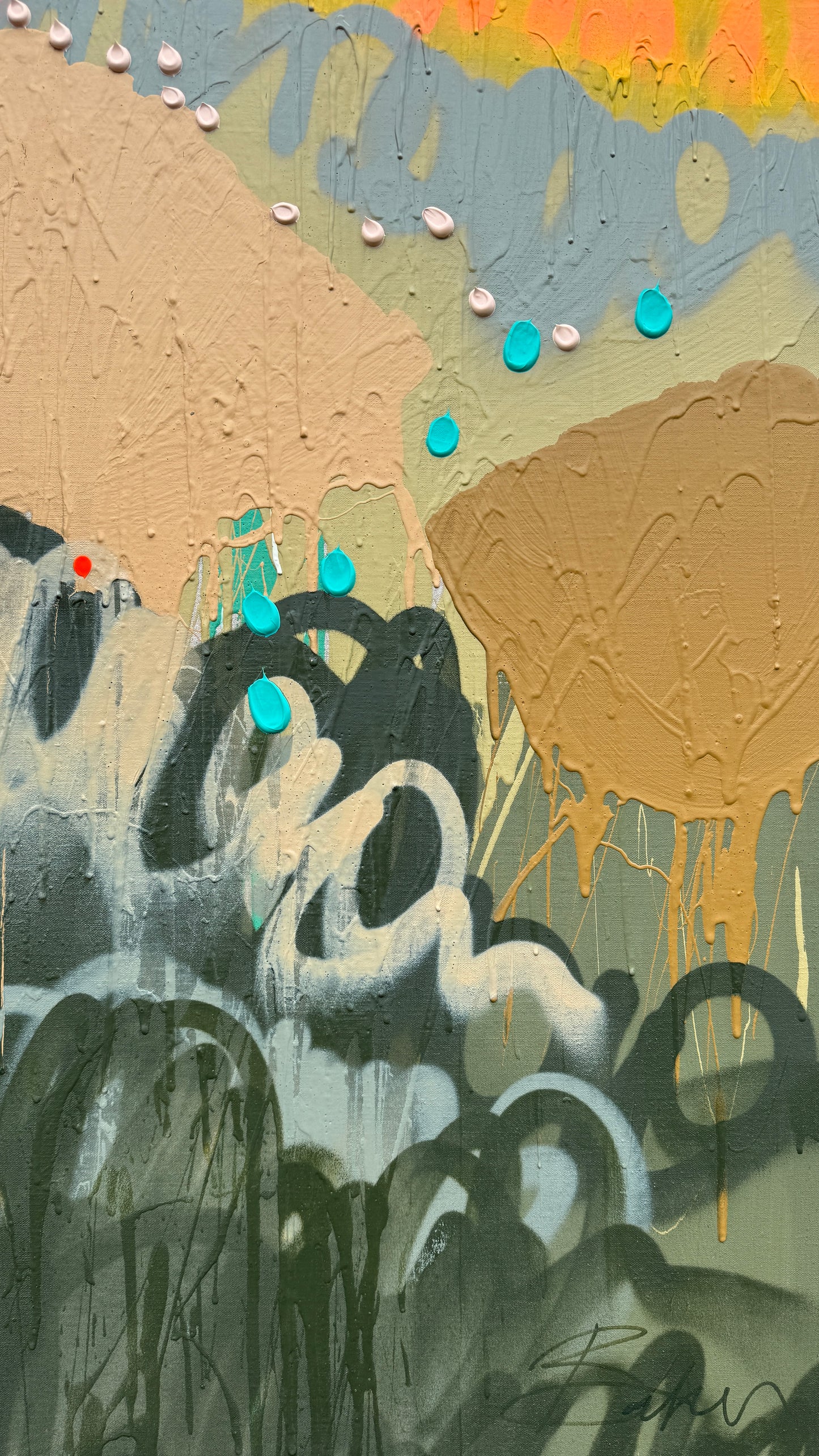 Wild at Heart 173x173cm