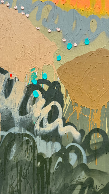 Wild at Heart 173x173cm