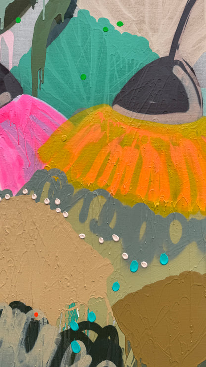 Wild at Heart 173x173cm