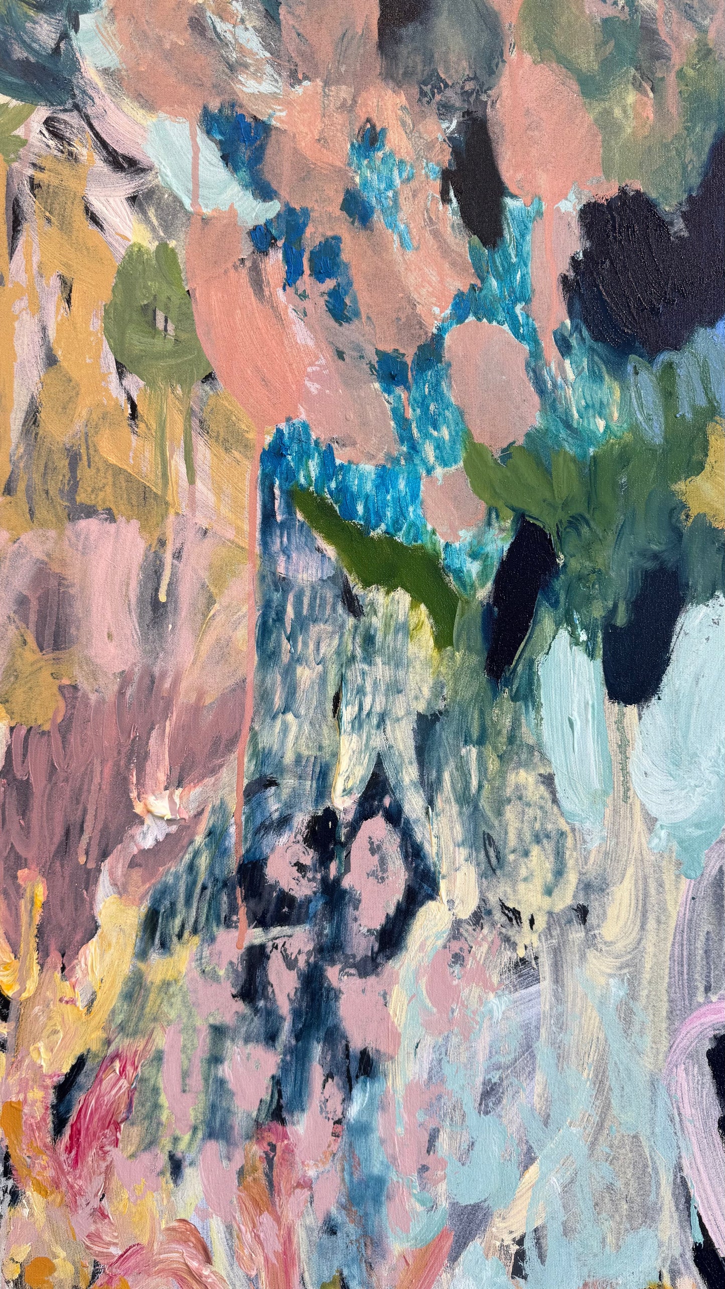 Gathered from the Garden 150x150cm