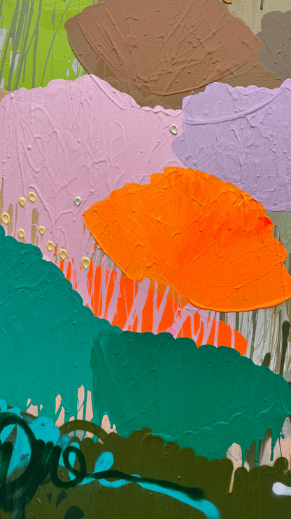 Outback Sunrise 173x173cm