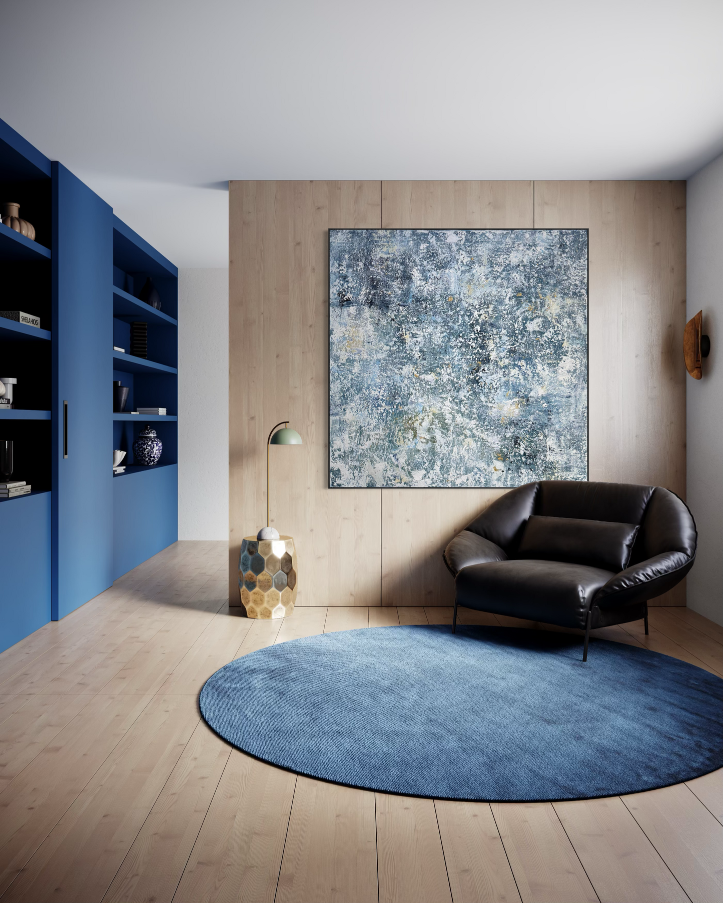 Looking Through Ocean Mist 160x160cm