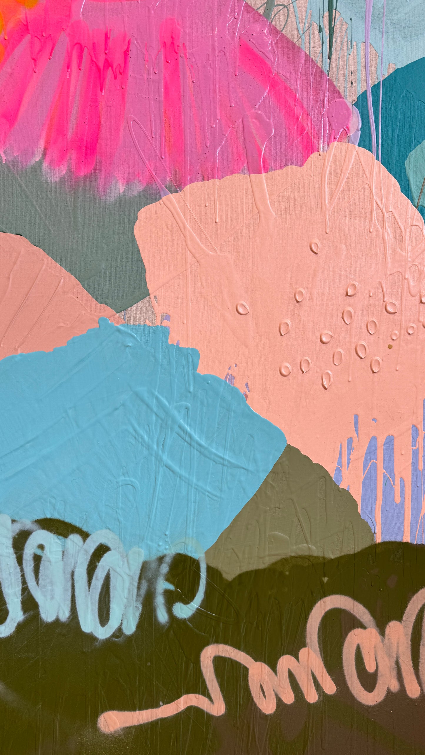 On the Land 153x273cm