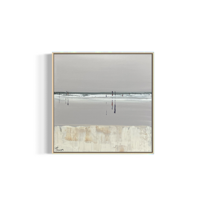Beach day 49x49cm