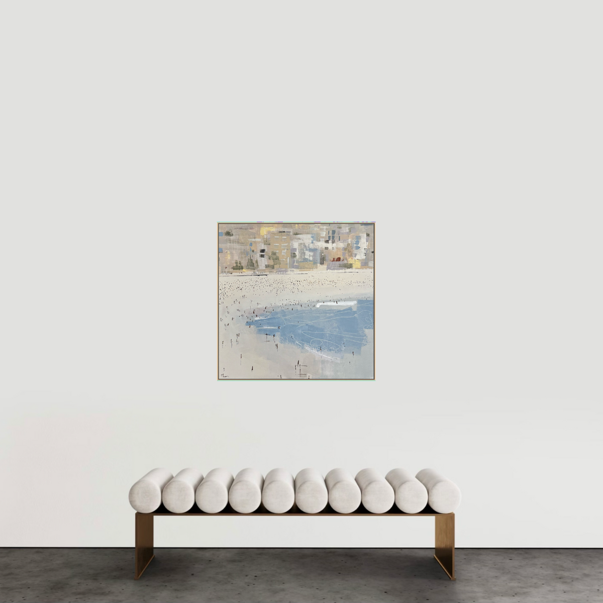 Gettin’ the tan on at Bondi 84x84cm