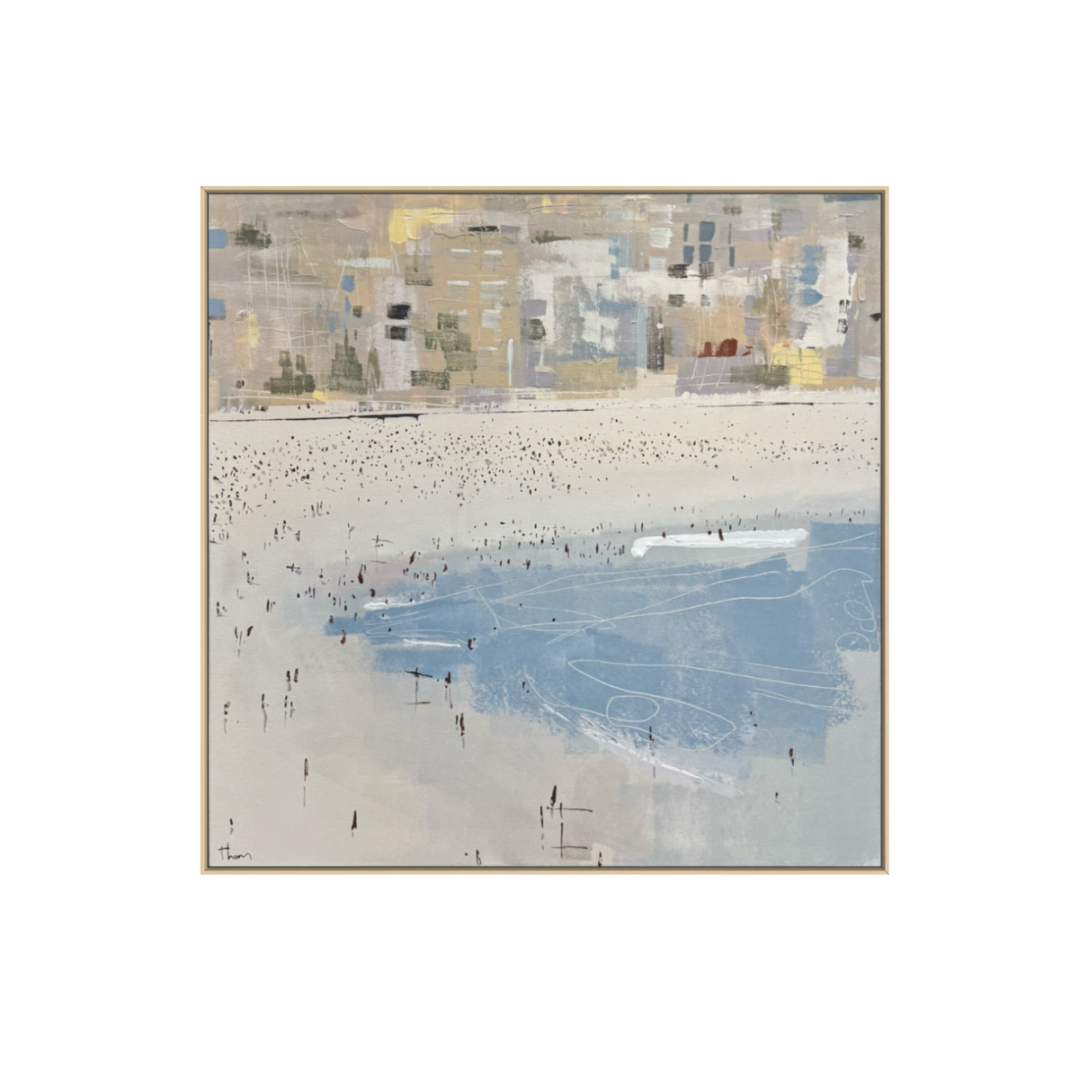 Gettin’ the tan on at Bondi 84x84cm