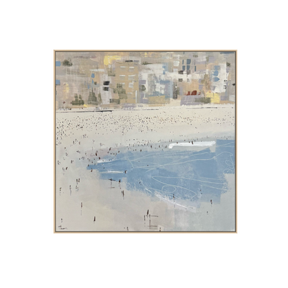 Gettin’ the tan on at Bondi 84x84cm