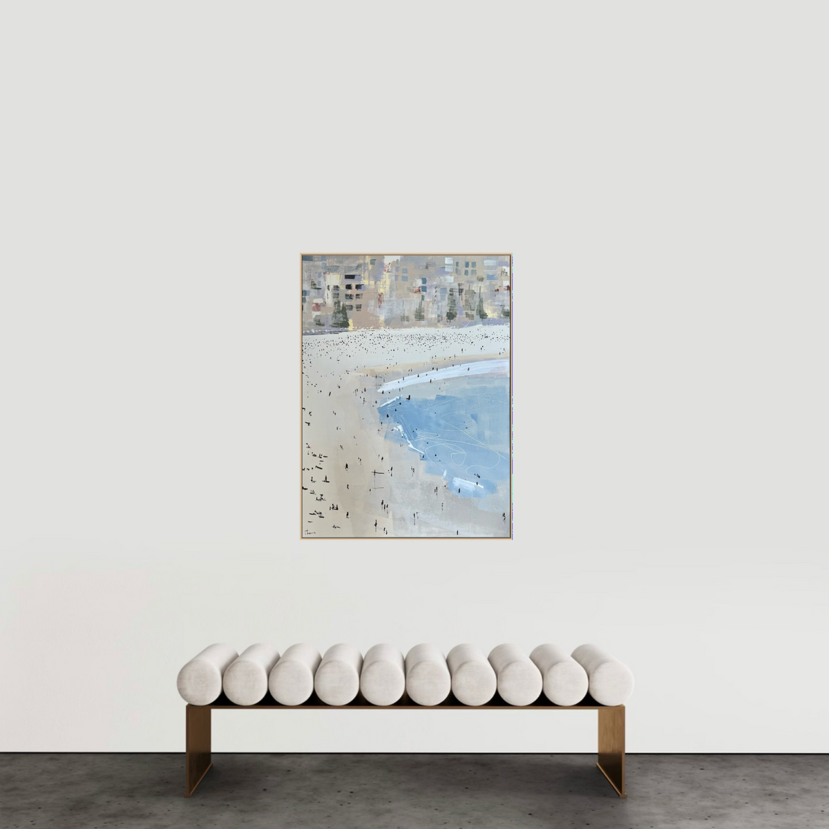 Gettin’ the tan on at Bondi 114x84cm