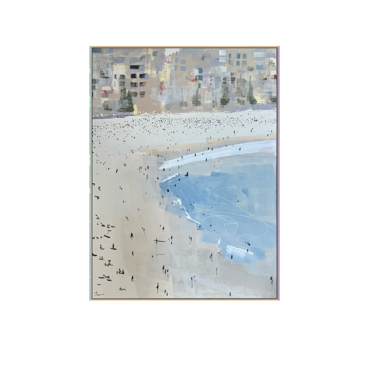 Gettin’ the tan on at Bondi 114x84cm