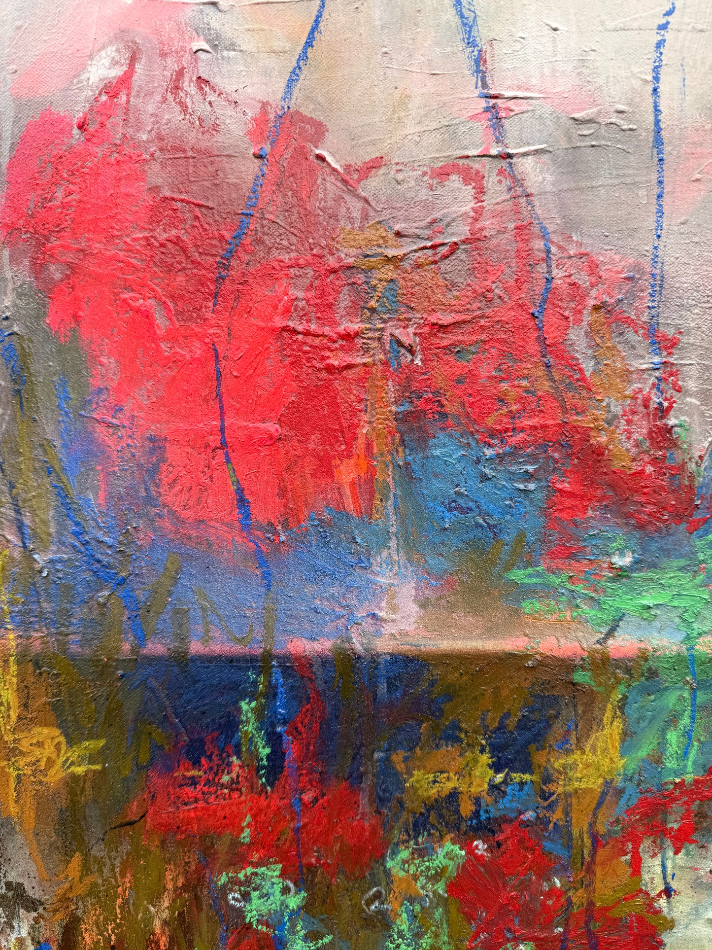 'Sometimes ya dream and the dreams come true' 92x102cm