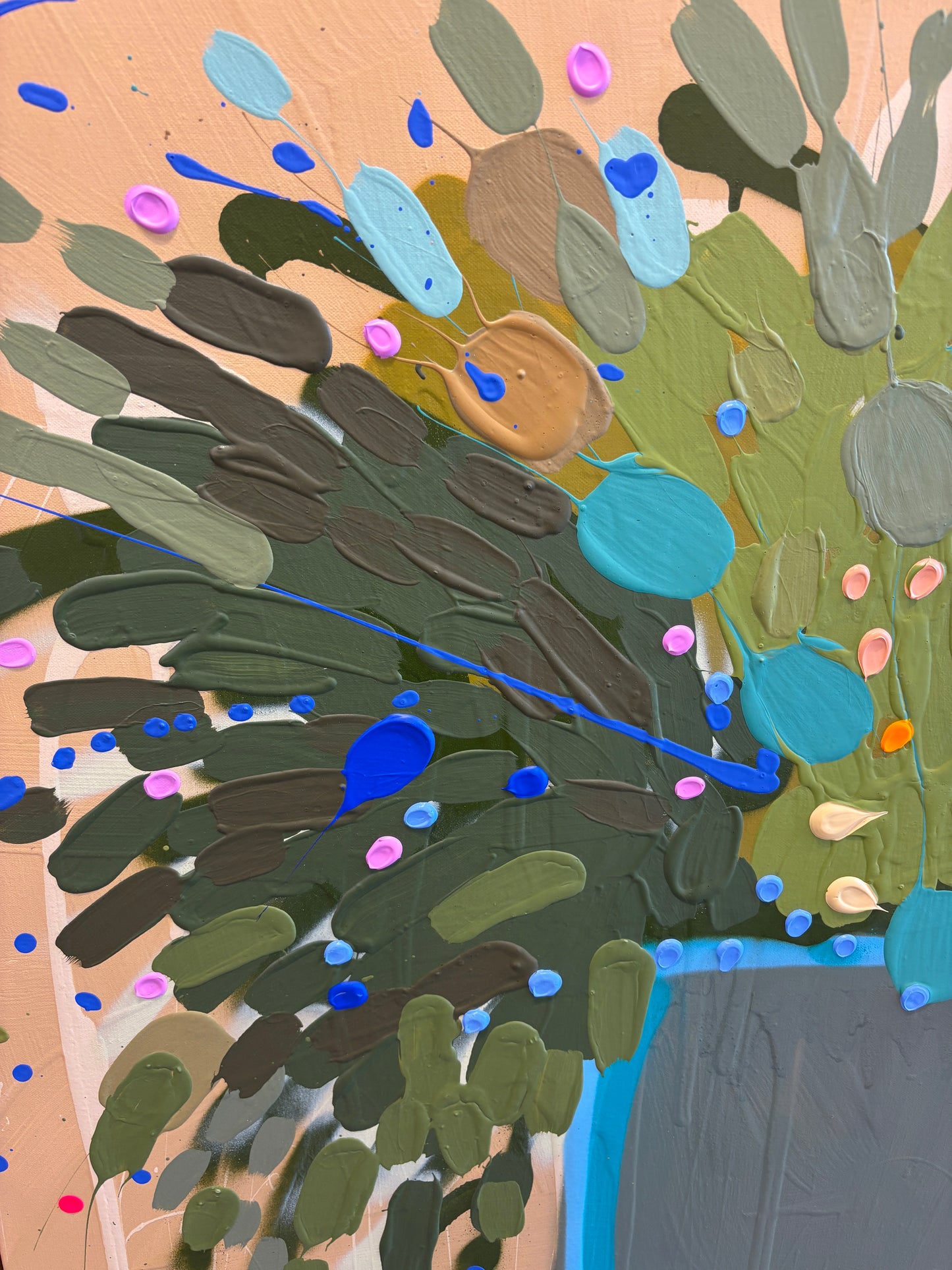 Siren in Gold 104x104cm