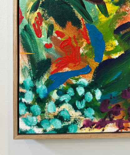 Vibrant Cascade 51x51cm
