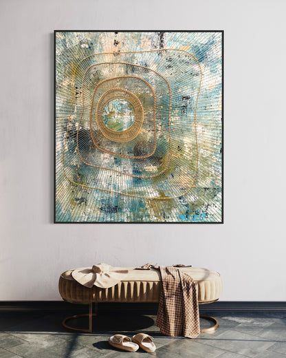 SOLD - Tranquil Waters 150x170cm