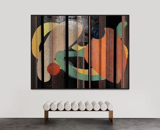 SOLD - Entwined Elements I 180x240cm
