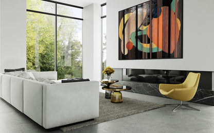 SOLD - Entwined Elements I 180x240cm