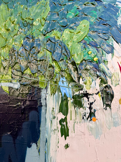 Where I want to be 122x122cm