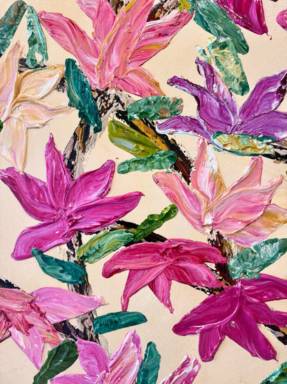 Magnolia in Bloom 160x200cm