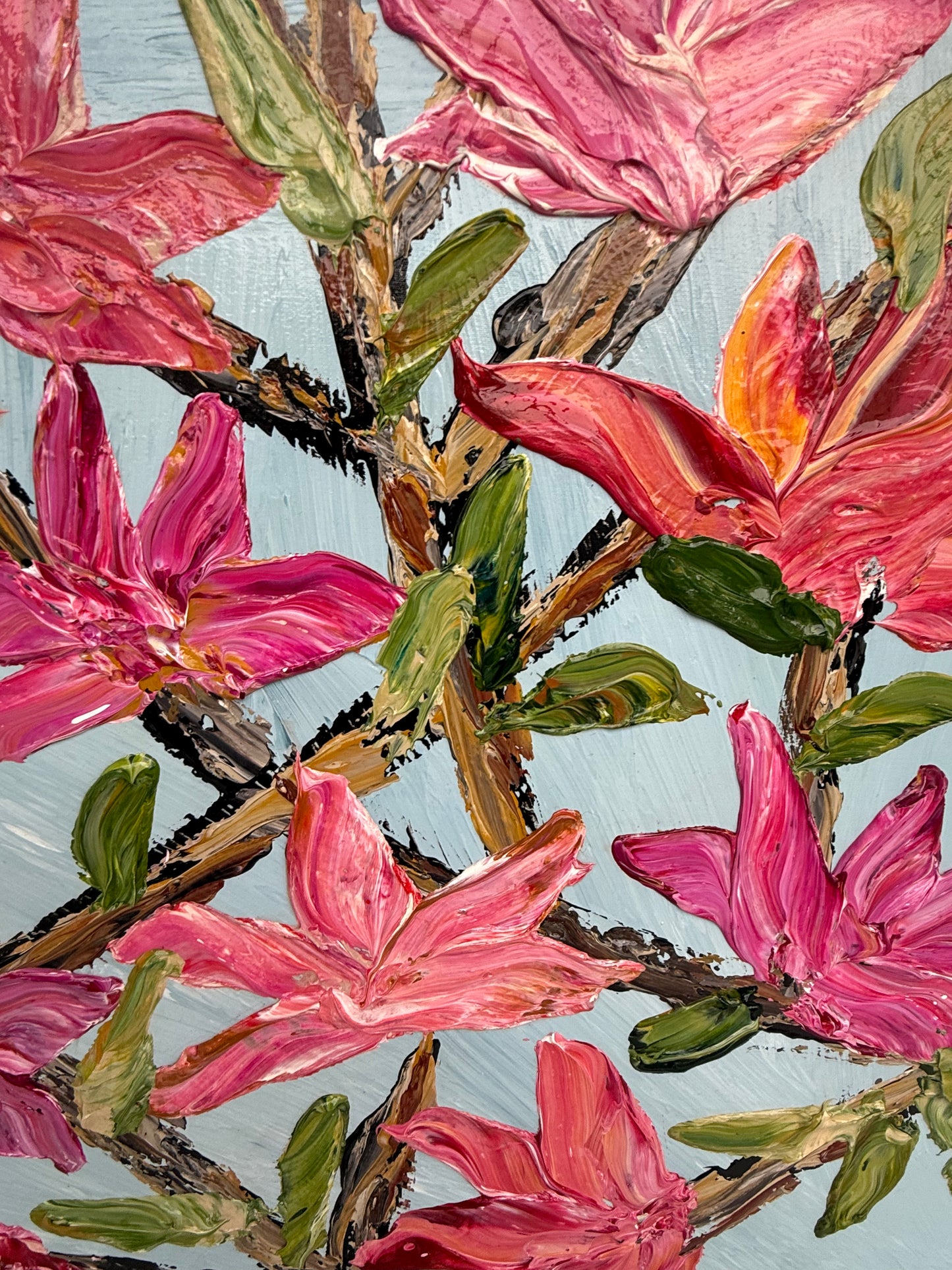Garden in Spring 150x150cm