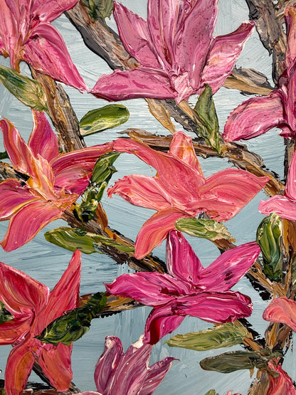 Garden in Spring 150x150cm