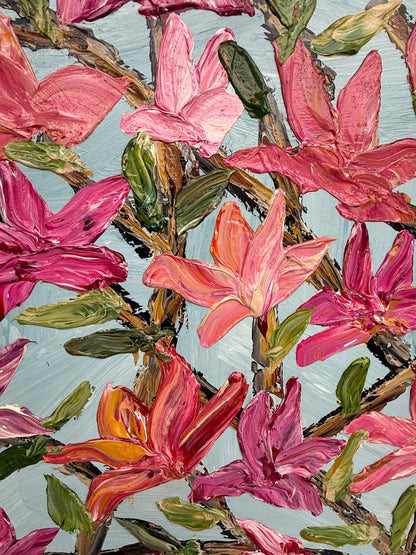 Garden in Spring 150x150cm