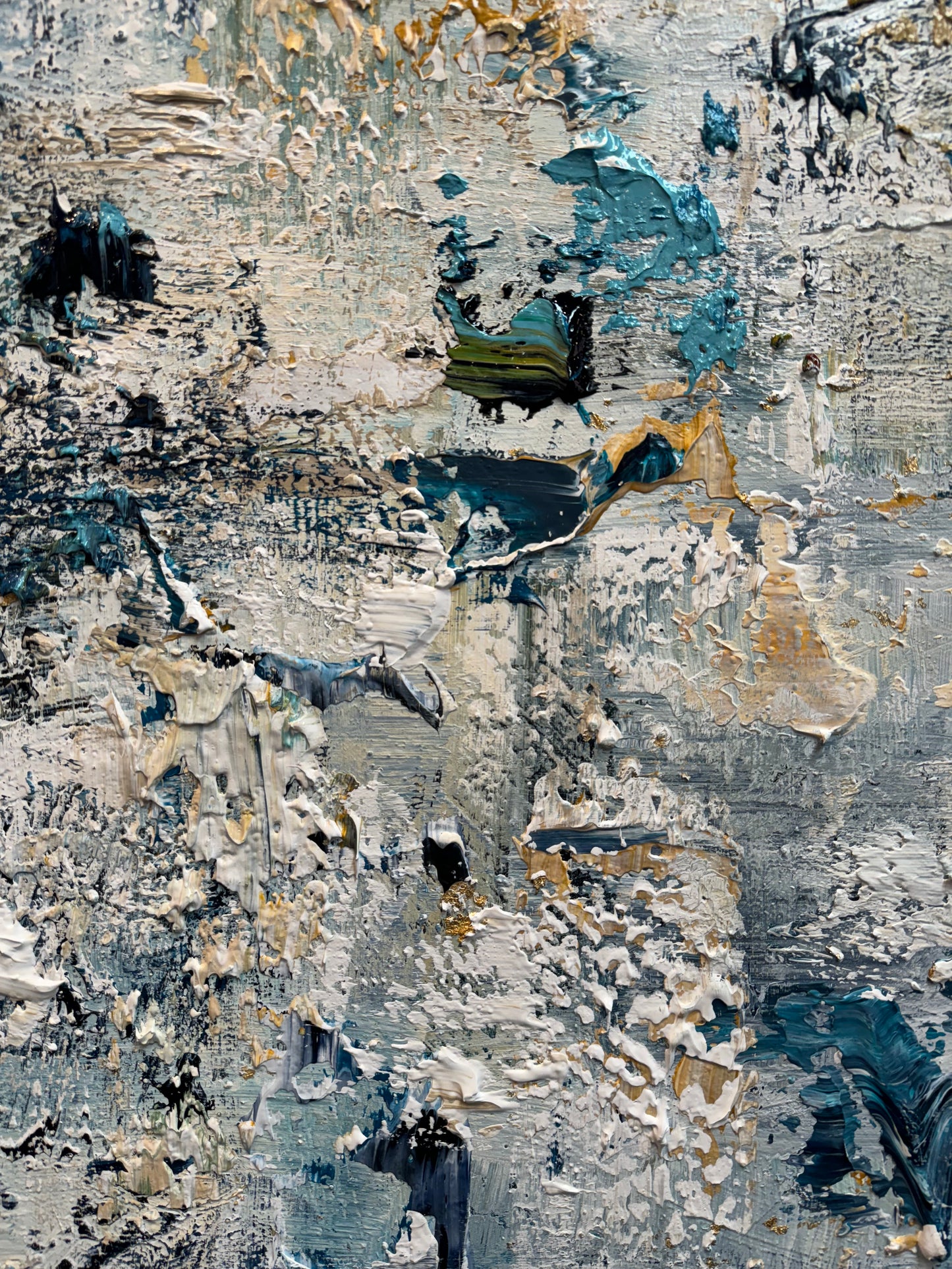 SOLD - Looking Through Ocean Mist 180x240cm