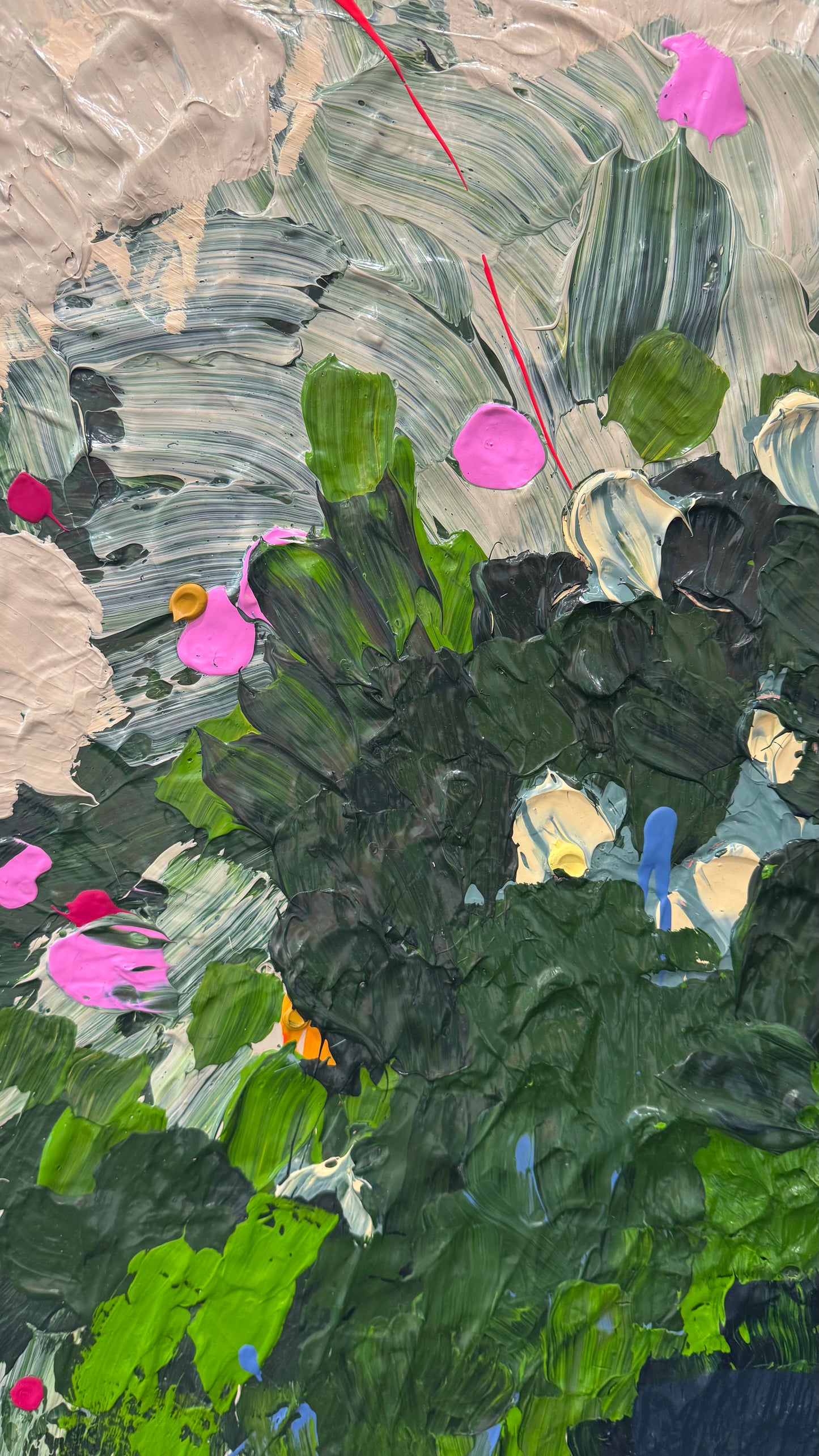 Beat the odds 122x122cm