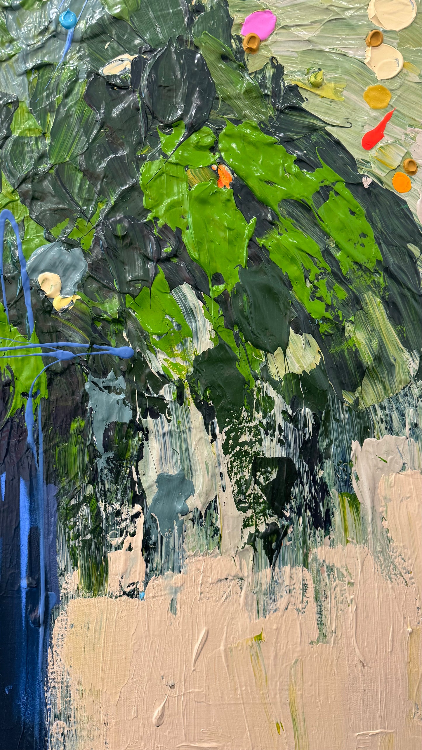 Beat the odds 122x122cm